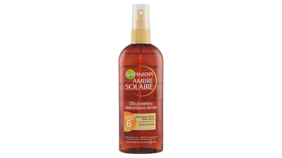 Garnier Ambre Solaire - Olio protettivo abbronzatura dorata IP 6