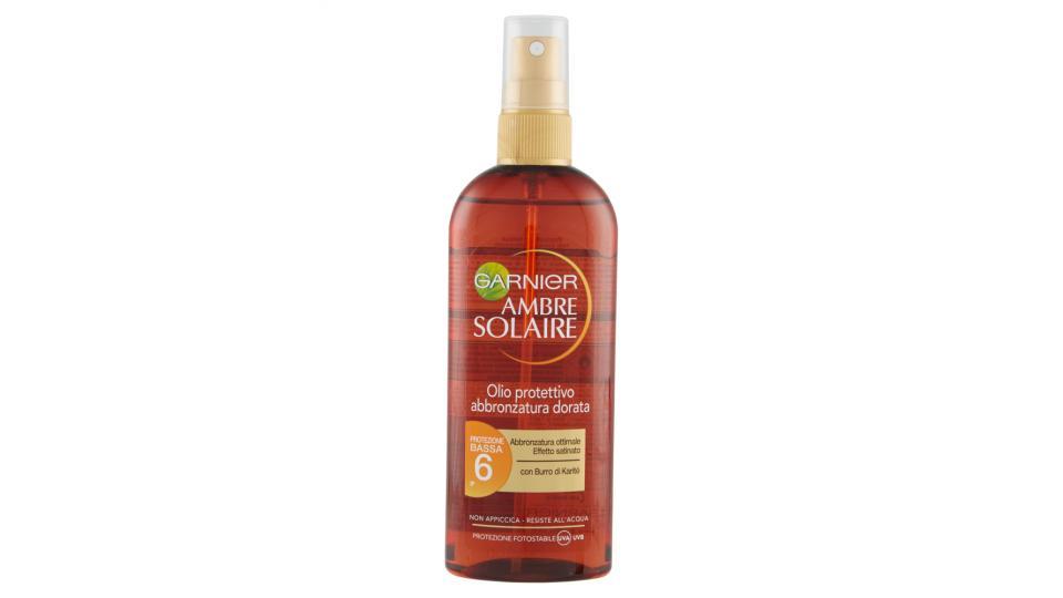 Garnier Ambre Solaire - Olio protettivo abbronzatura dorata IP 6