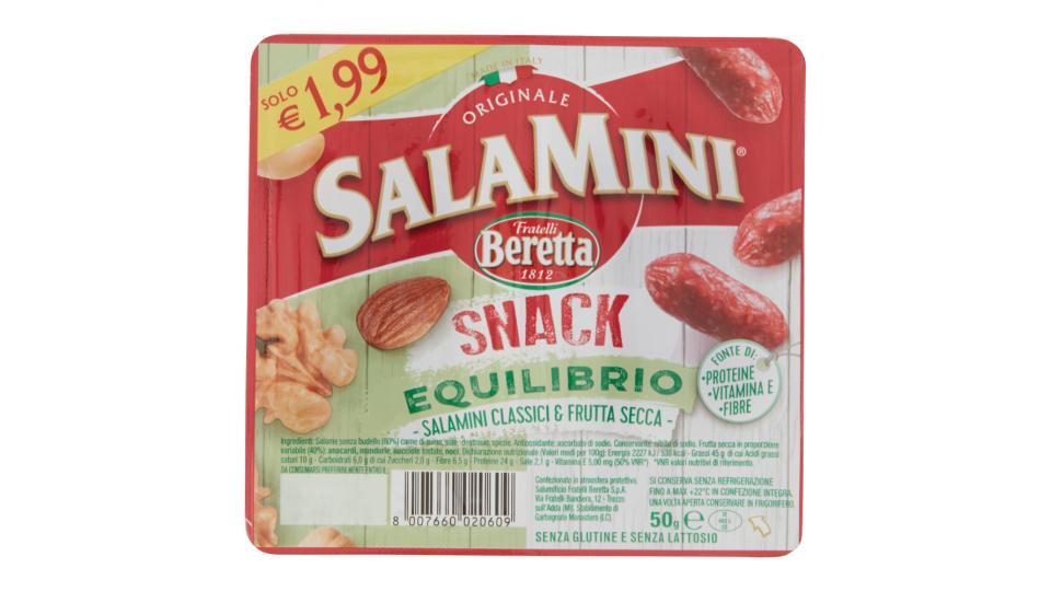Fratelli Beretta SalaMini Snack Equilibrio Salamini Classici & Frutta Secca