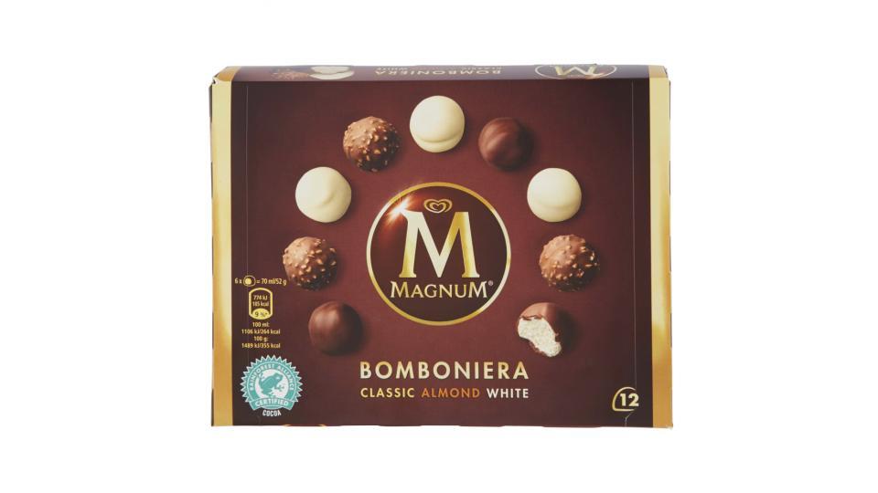 Magnum Bomboniera Classic Almond White 12 gelati