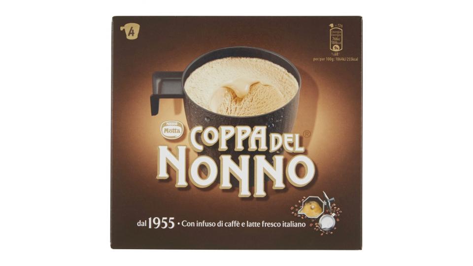 MOTTA COPPA DEL NONNO Classica gelato al Caffè con infuso di Caffè
