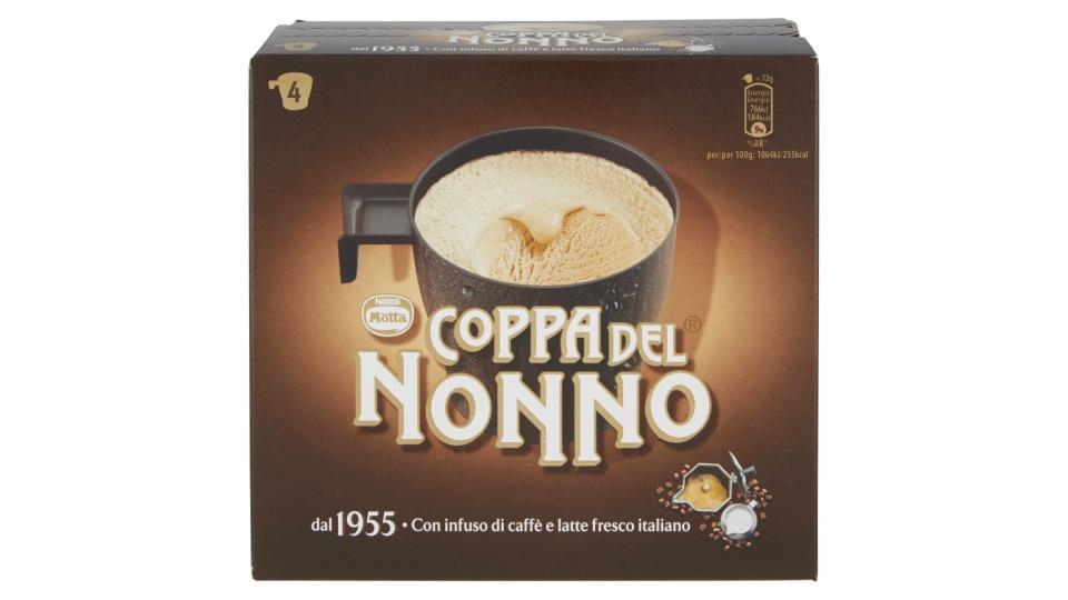 MOTTA COPPA DEL NONNO Classica gelato al Caffè con infuso di Caffè