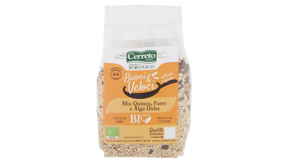 Cerreto i Buoni & Veloci Mix Quinoa, Farro e Alga Duse Bio