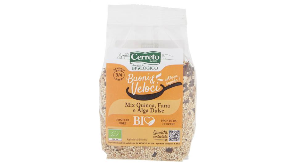 Cerreto i Buoni & Veloci Mix Quinoa, Farro e Alga Duse Bio