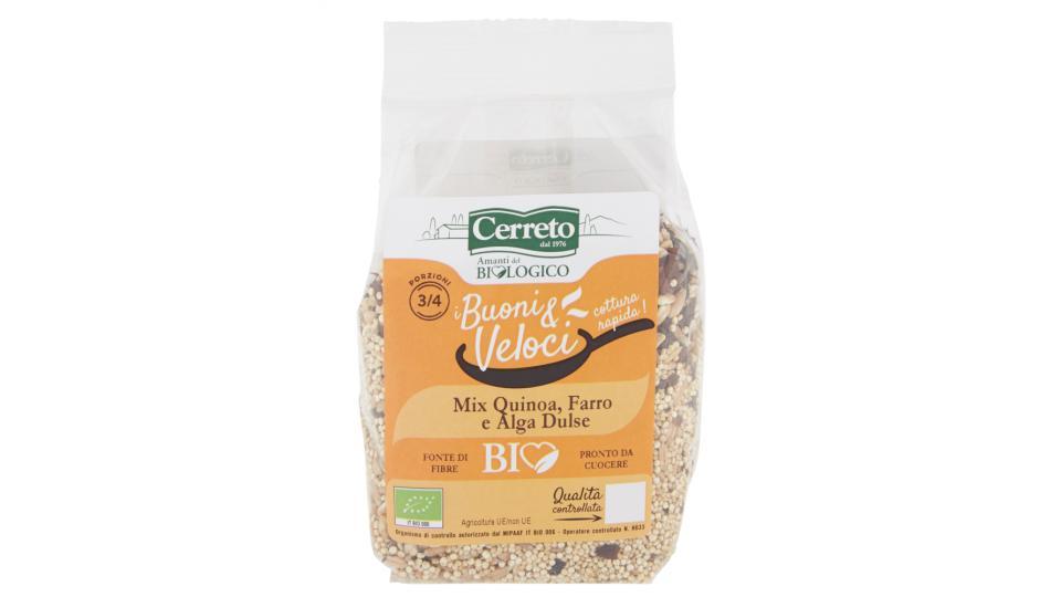 Cerreto i Buoni & Veloci Mix Quinoa, Farro e Alga Duse Bio