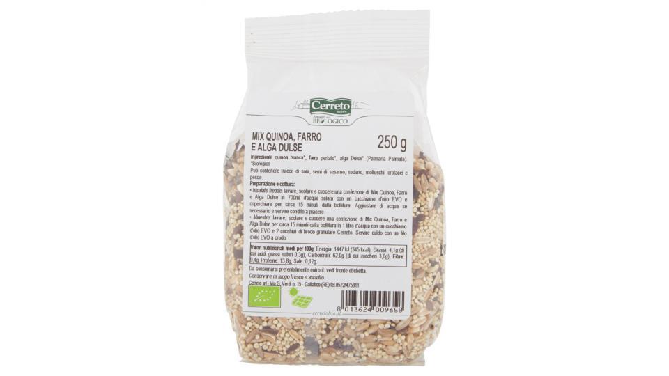 Cerreto i Buoni & Veloci Mix Quinoa, Farro e Alga Duse Bio