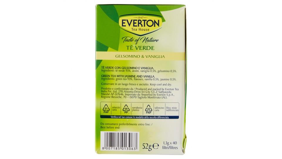 Everton Tè Verde Gelsomino E Vaniglia 50 X