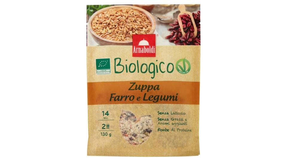 Zuppa Farro E Legumi Biologica