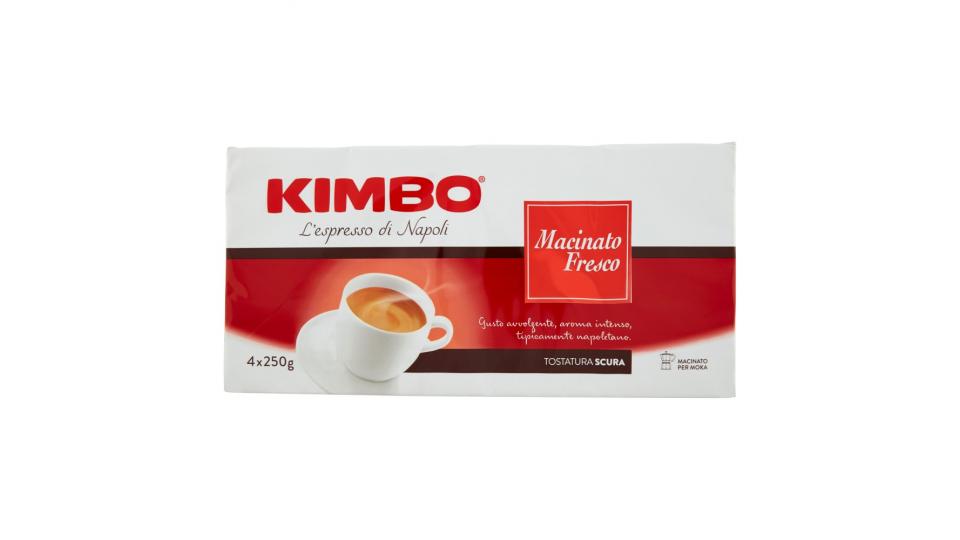 Kimbo - Caff, Macinato fresco - 