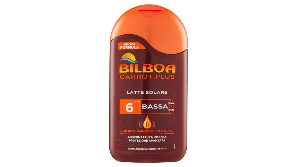 Bilboa Carrot Plus Latte Solare Spf 6 Bassa