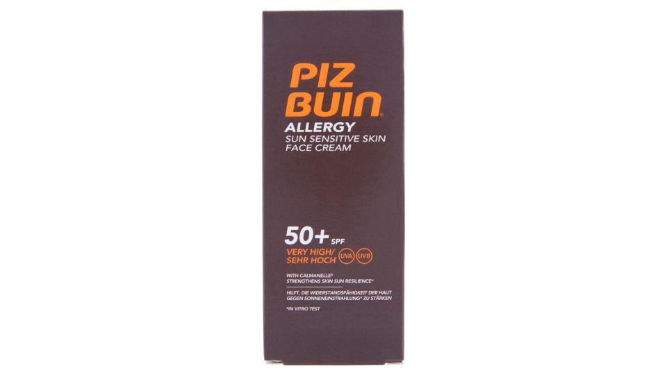 Piz Buin Allergy Sun Sensitive Skin Face Cream Very High 50+ Spf