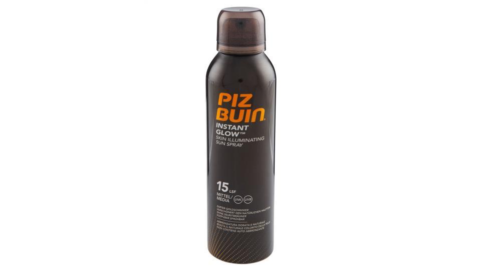 Piz Buin Instant Glow Skin Illuminating Sun Spray 15 Spf Media