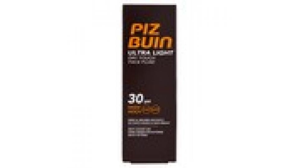 Piz Buin Ultra Light Dry Touch Face Fluid 30 Spf High