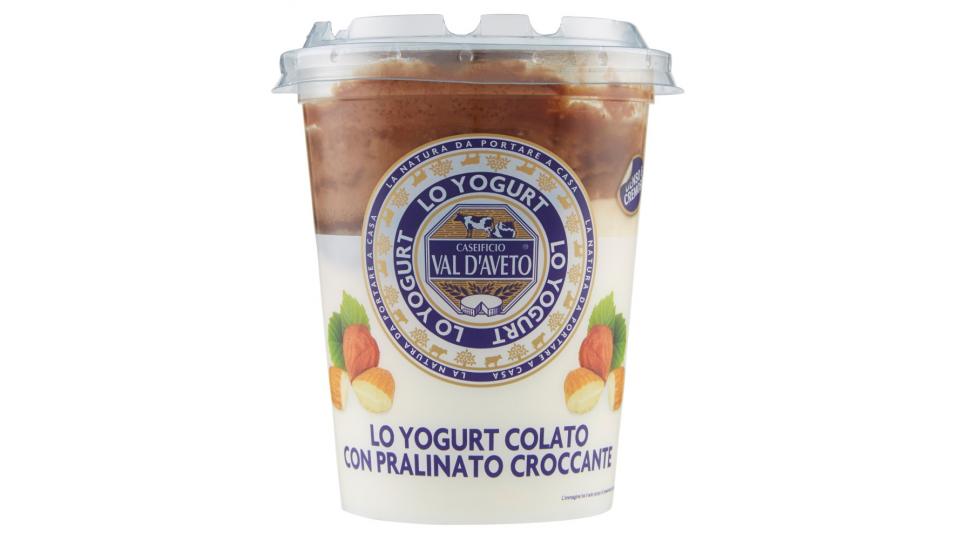 Caseificio Val d'Aveto lo Yogurt Colato con Pralinato Croccante