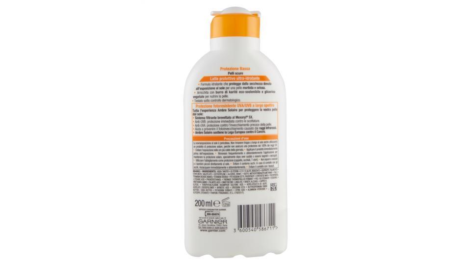 Garnier Ambre Solaire - Latte protettivo ultra-idratante IP 10