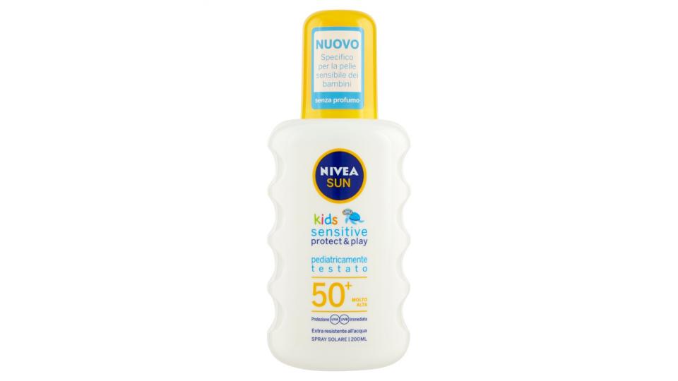 Nivea sun Kids Protective & sensitive spray solare FP 50+ molto alta