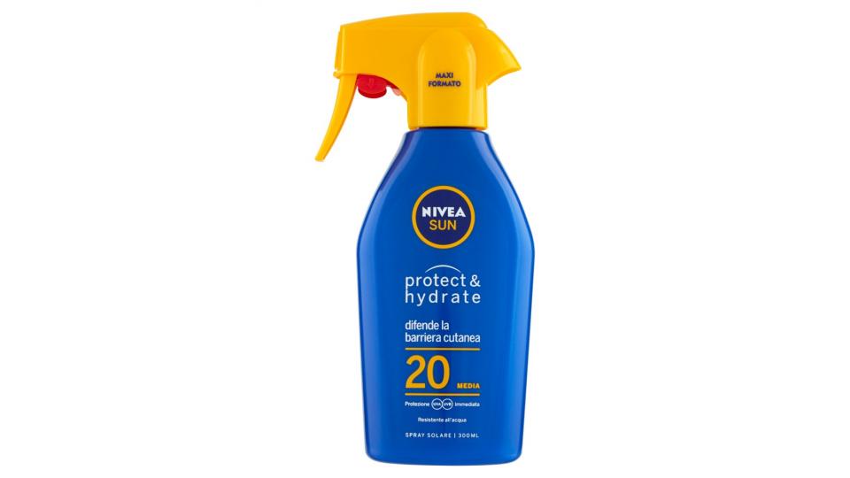 Nivea sun protect & hydrate Spray Solare Protettivo 20 Media