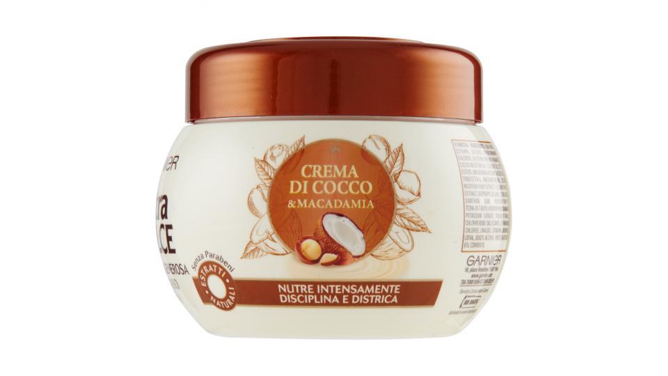 Garnier Ultra Dolce Crema di Cocco e Macadamia - Maschera multi-uso 3-in-1 nutriente