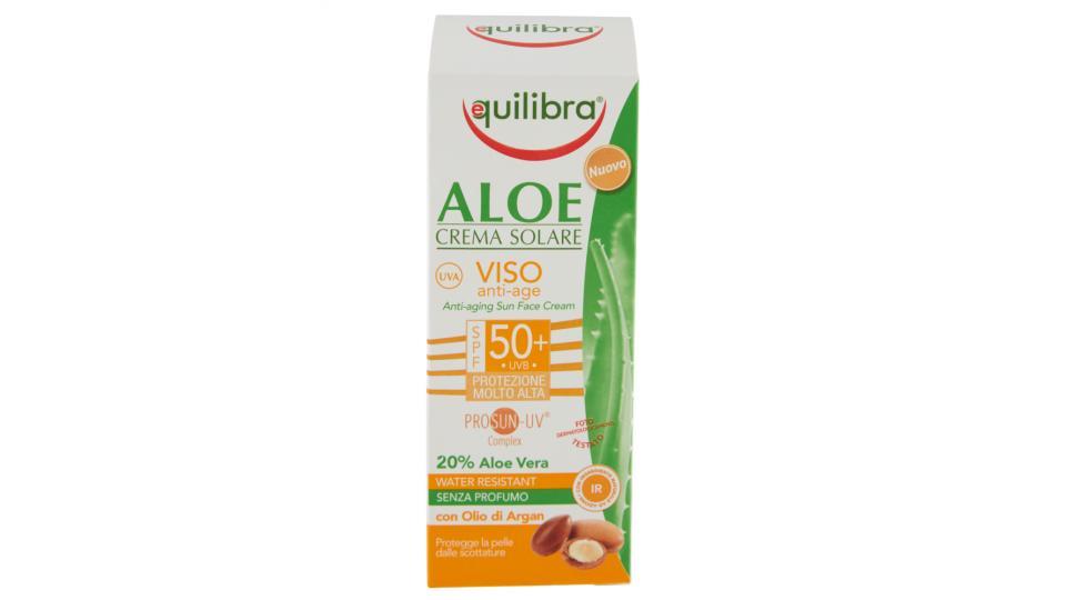 Equilibra, Aloe crema solare viso anti-age FP 50+