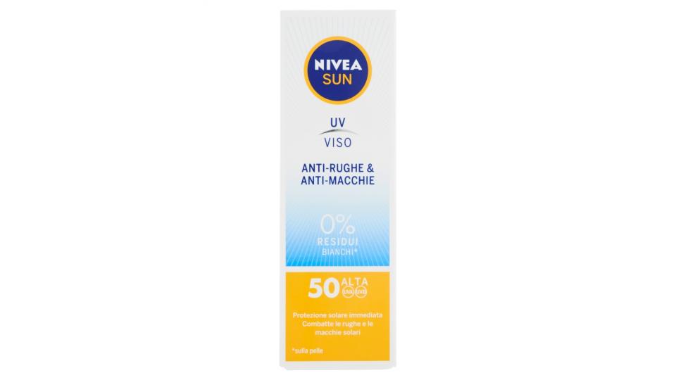 Nivea, Sun UV Viso Anti-Rughe & Anti-Macchie FP 50