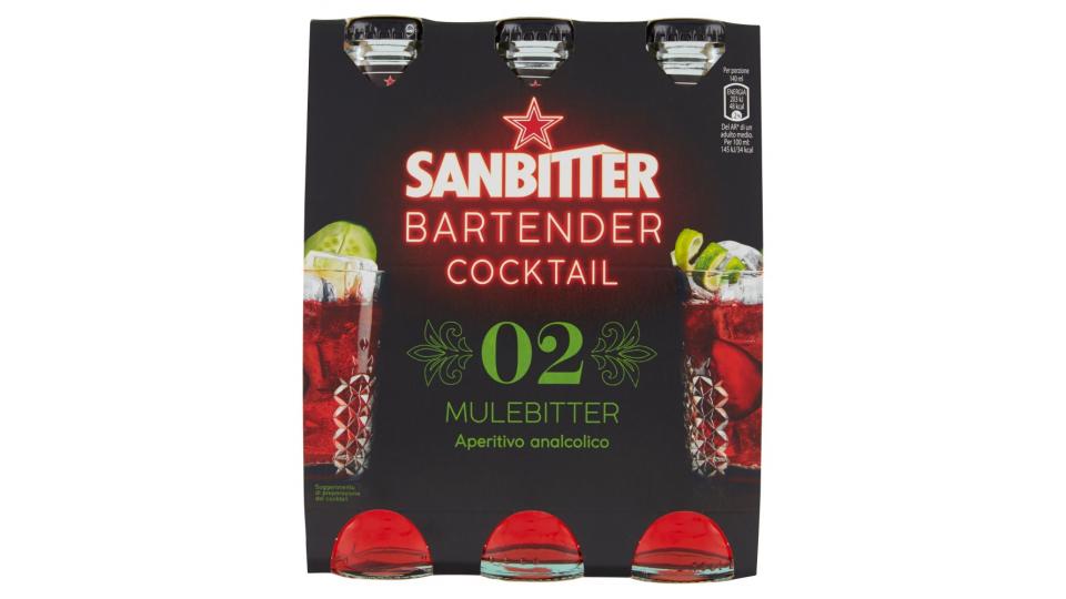 Sanbittèr Bartender Cocktail Mulebitter, Aperitivo Analcolico