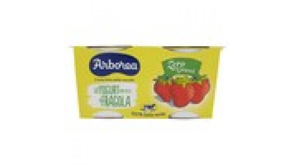 Arborea lo Yogurt con Pezzi di Fragola Zero Grassi