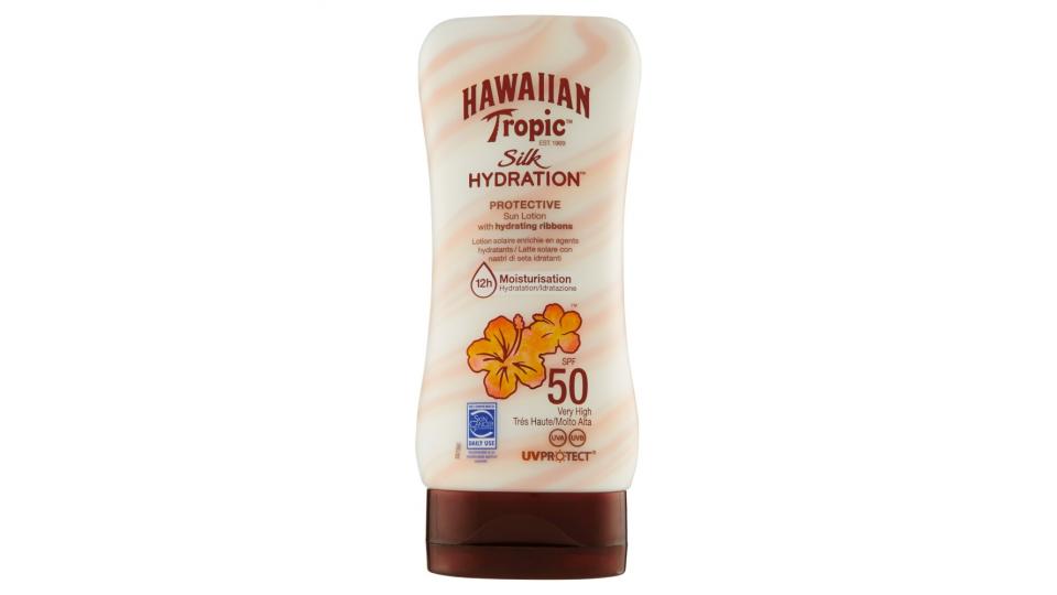 Hawaiian Tropic Silk Hydration Latte solare SPF 50 Molto Alta