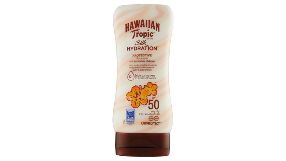 Hawaiian Tropic Silk Hydration Latte solare SPF 50 Molto Alta