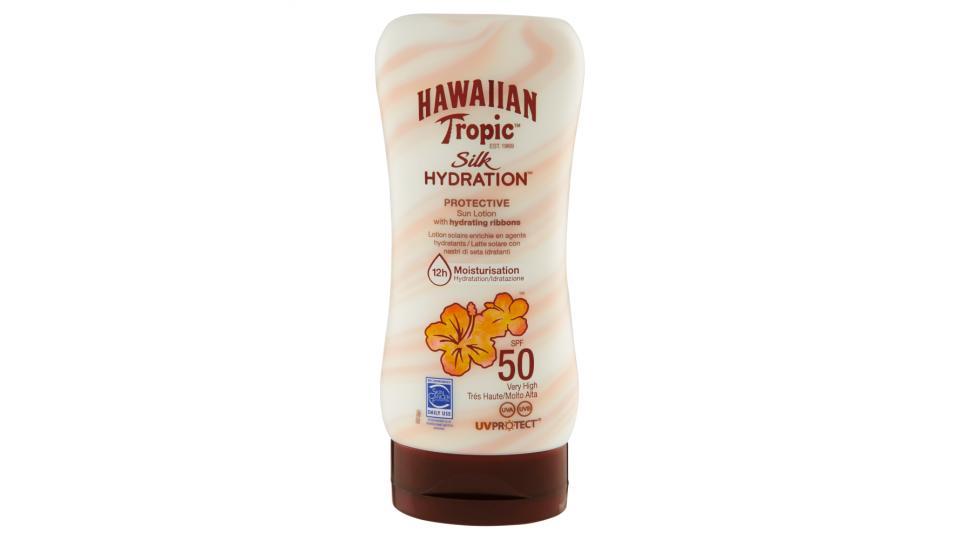 Hawaiian Tropic Silk Hydration Latte solare SPF 50 Molto Alta