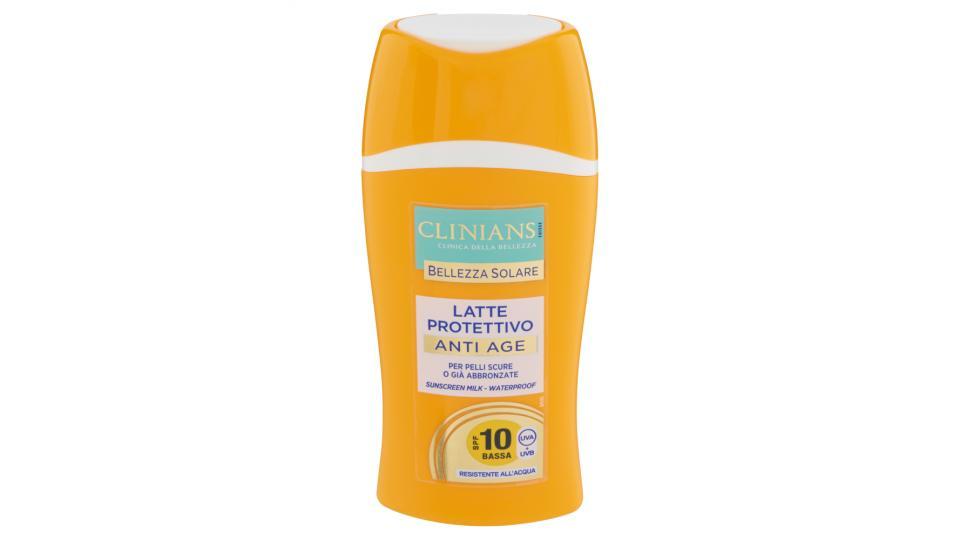 Clinians Bellezza Solare Latte Protettivo Anti Age SPF 10 Bassa