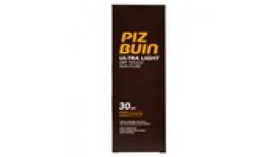 Piz Buin Ultra Light Dry Touch crema fluida solare SPF 30