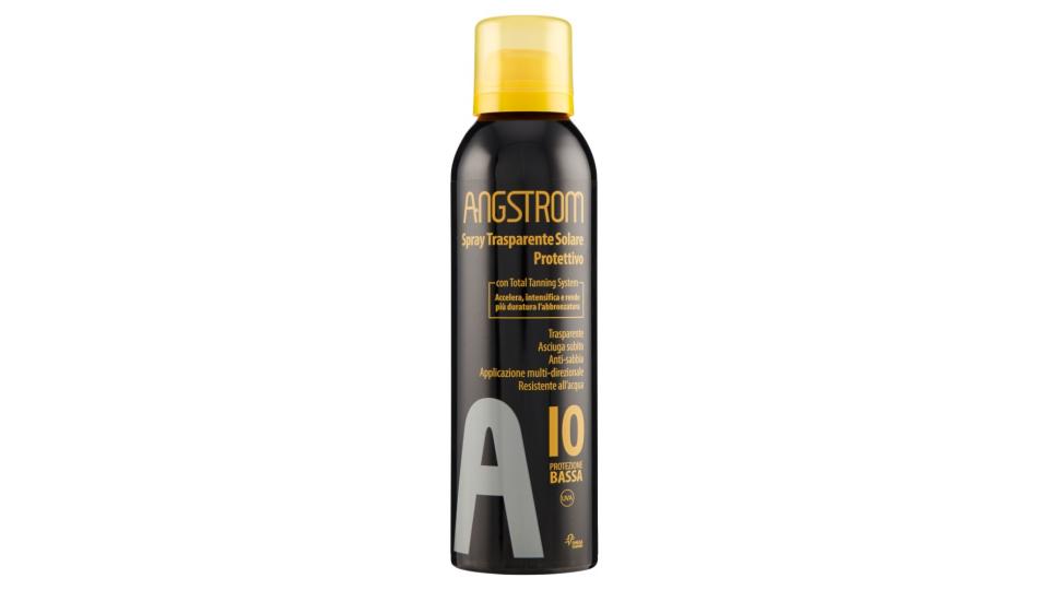 Angstrom Spray Trasparente Solare Protettivo 10 Protezione Bassa