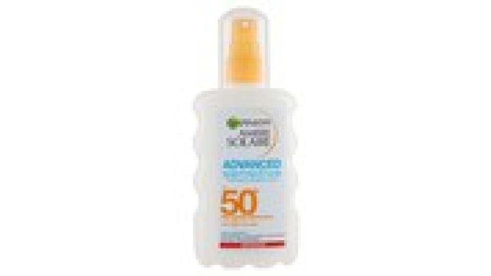 Garnier Ambre Solaire Advanced Sensitive - Spray protettivo IP 50+