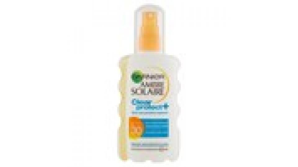 Garnier Ambre Solaire Clear Protect + - Spray protettivo trasparente IP 30