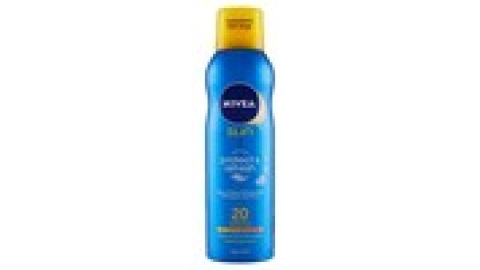 Nivea sun Protect & refresh Spray Solare Rinfrescante Diffusione Continua FP 20 media