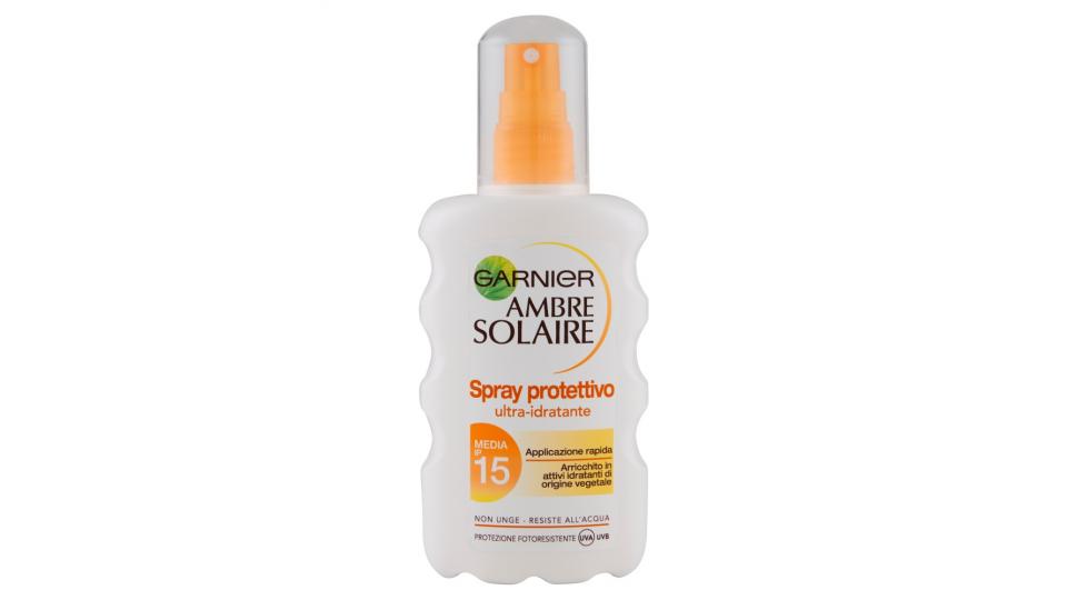 Garnier Ambre Solaire - Spray protettivo ultra-idratante IP 15