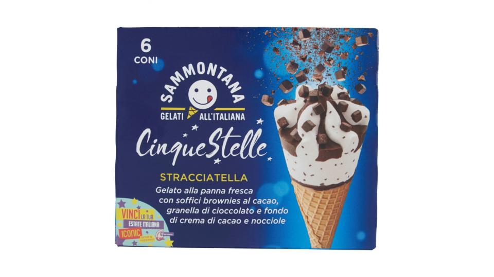 Sammontana Cono Cinque Stelle Stracciatella