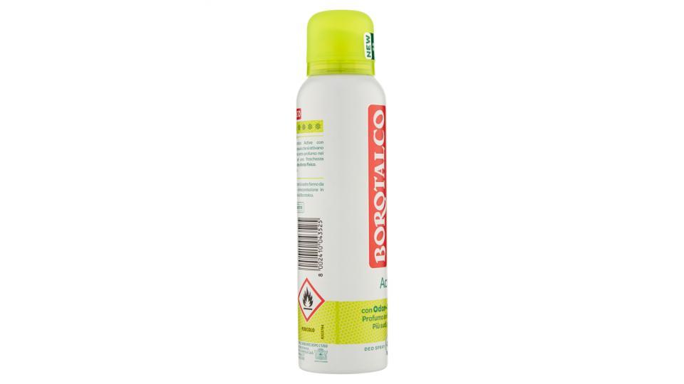 Borotalco Active Profumo di Cedro e Lime Deo Spray 0% Alcool