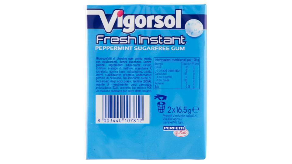 Vigorsol Fresh Instant Peppermint Sugarfree Gum
