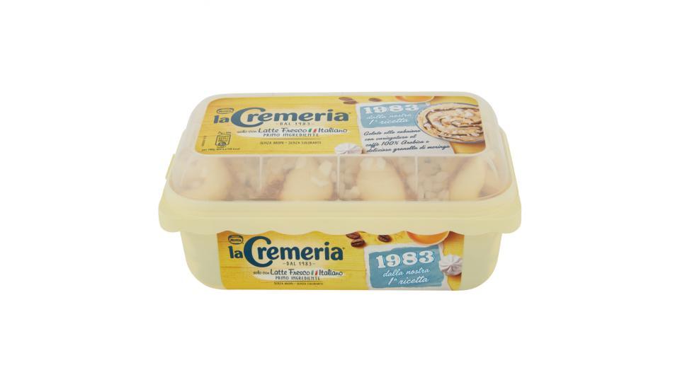 MOTTA LA CREMERIA 1983 Gelato allo Zabaione con variegatura al Caffè e Meringhe Vaschetta