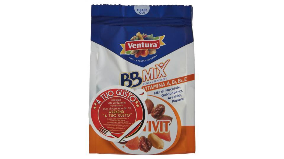 Ventura BBMix Multivit Mix di Nocciole, Goldenberry, Arachidi, Papaya