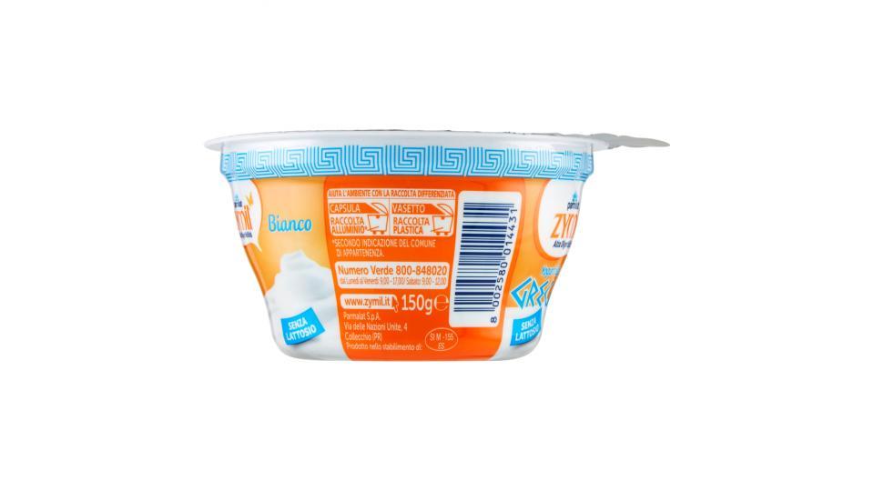 zymil Alta Digeribilità Yogurt alla Greca 0% di Grassi Senza Lattosio Bianco
