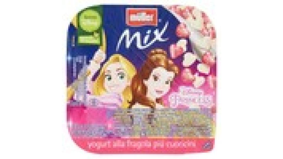 müller Mix Disney Princess yogurt alla fragola più cuoricini