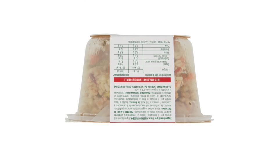Amadori Ricette del Giorno Insalata di Orzo con Quinoa, Mirtilli Rossi & Tagliata di Pollo