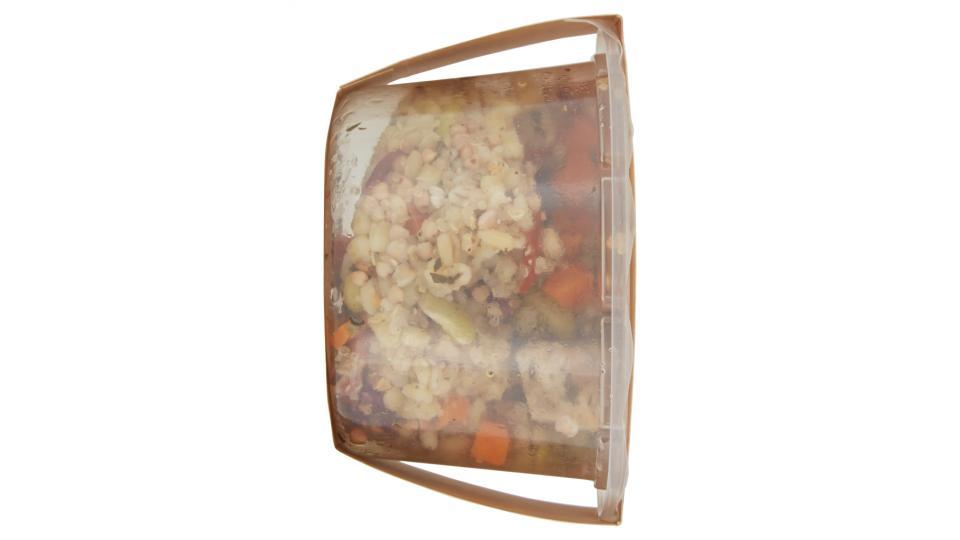 Amadori Ricette del Giorno Insalata di Orzo con Quinoa, Mirtilli Rossi & Tagliata di Pollo