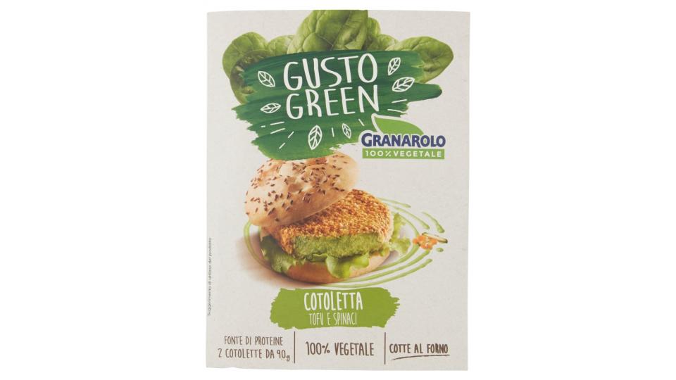 Granarolo 100% Vegetale Burger Bio con Spinaci