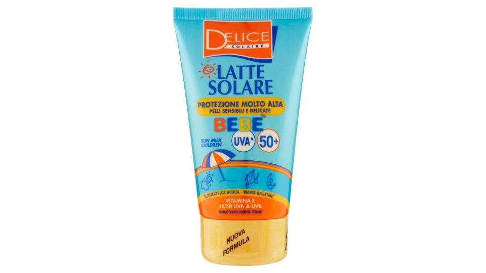 Delice Solaire Latte Solare Bebè Protezione Molto Alta FP50+