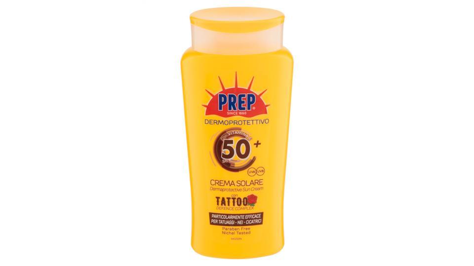 Prep Dermoprotettivo 50+ SPF Crema Solare con Tattoo Defence Complex