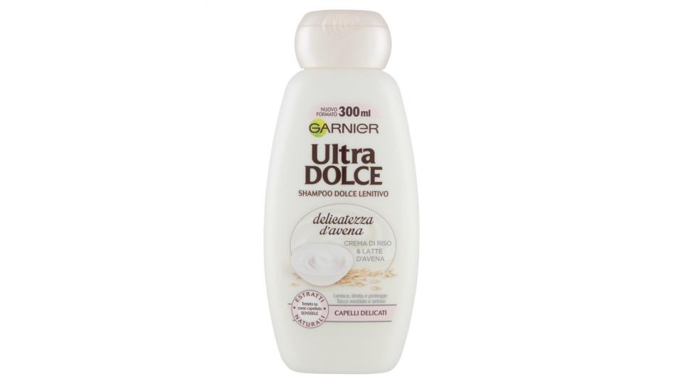 Garnier Ultra Dolce Shampoo Delicatezza D'Avena capelli delicati Crema di riso e latte d'avena
