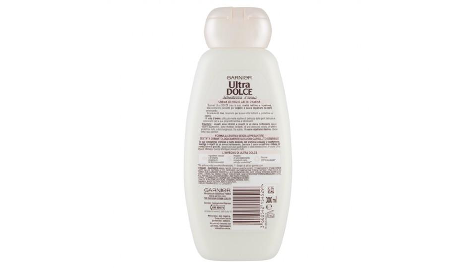 Garnier Ultra Dolce Shampoo Delicatezza D'Avena capelli delicati Crema di riso e latte d'avena